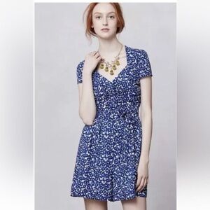 Anthropologie Leifnotes Drafted Petals Romper, size 14